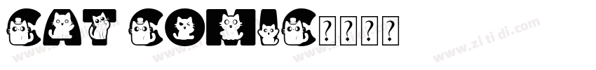 Cat Comic字体转换